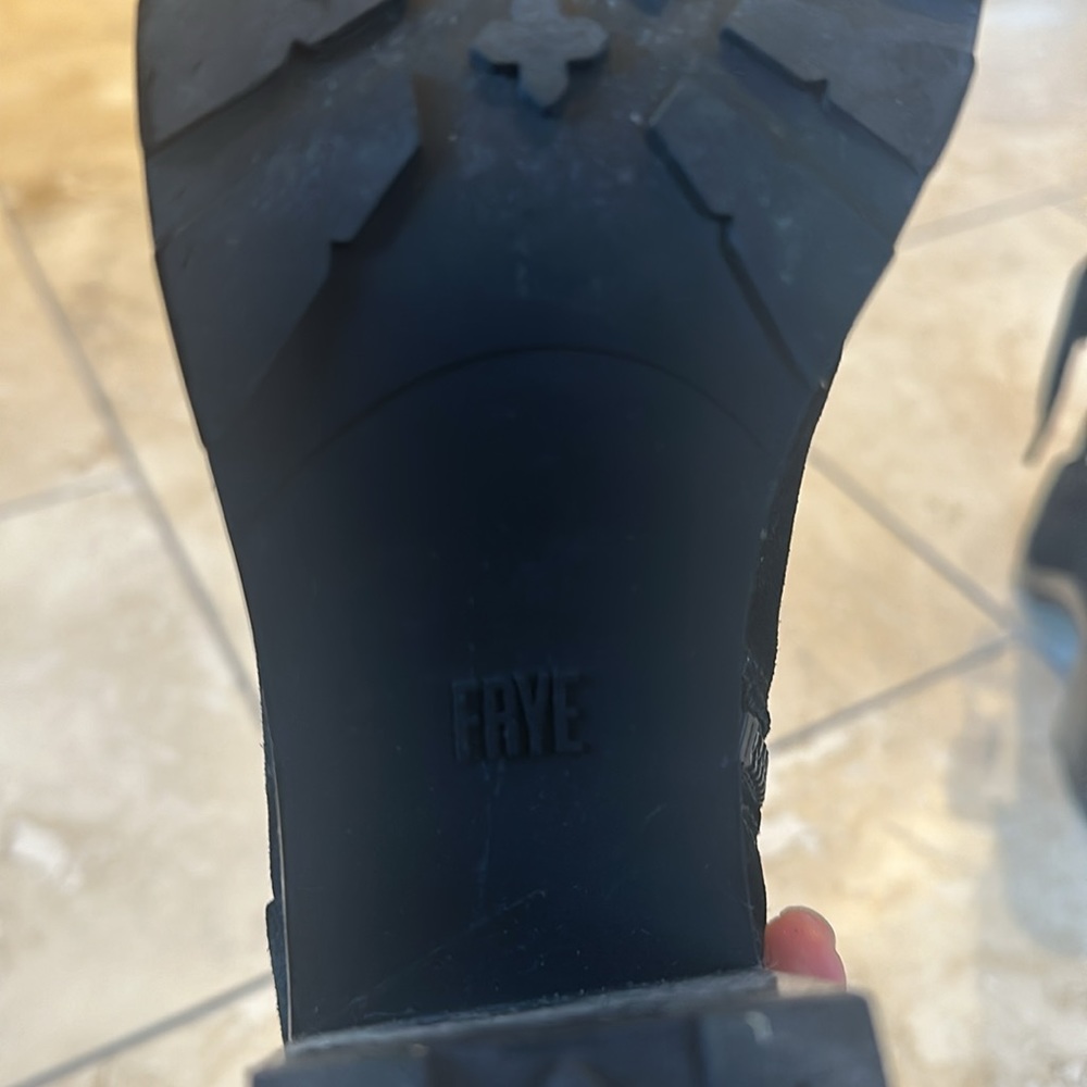 Frye Open Toe Bootie Size 7 - image 5